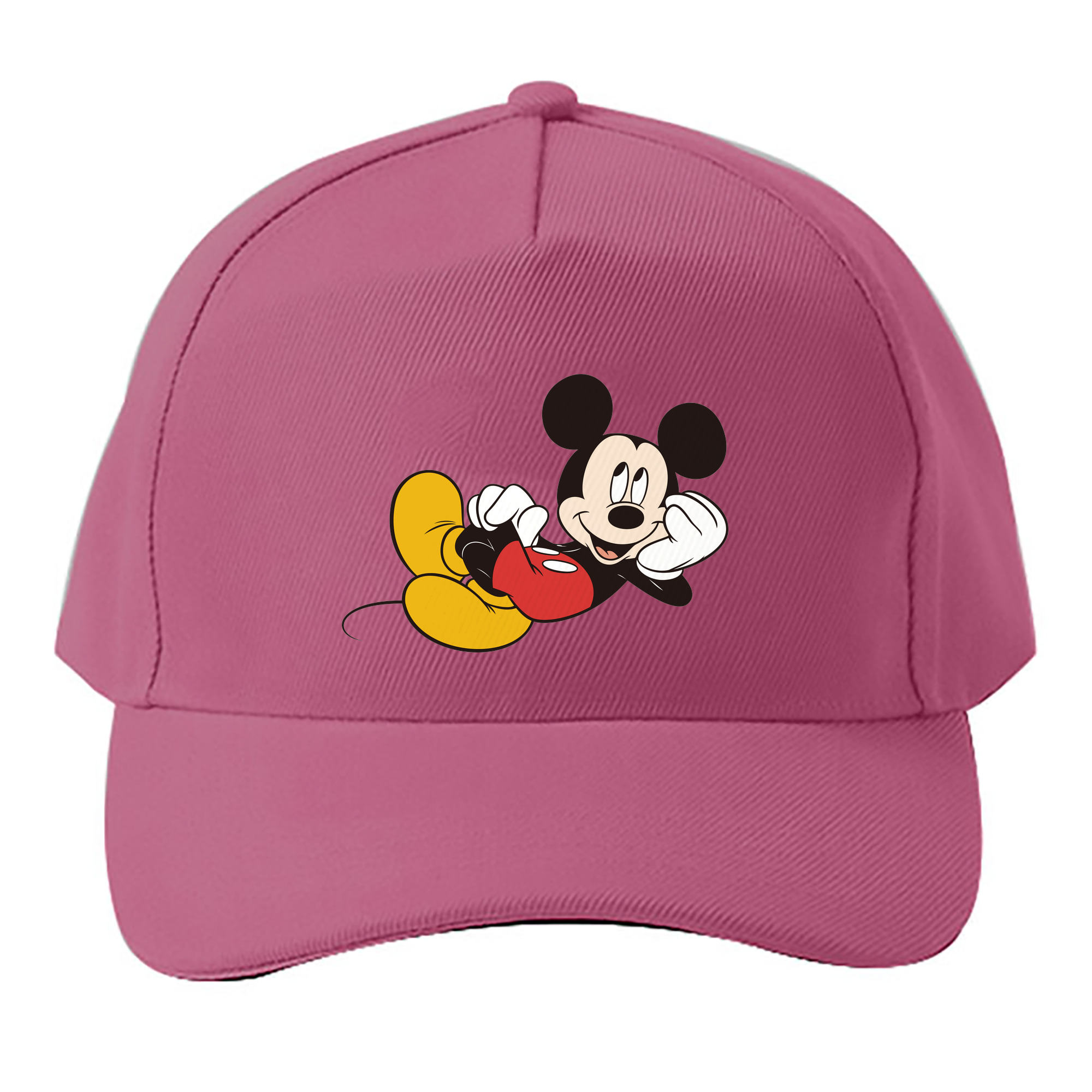 （画像用） ミッキーマウス Mickey Mouse ベースボールキャップ 綿100％ 男女兼用 帽子 スポーツ